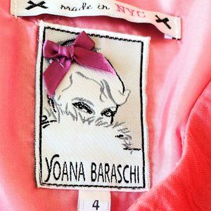 Yoana Baraschi Draped Cocktail Dress